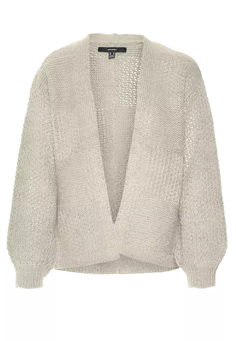 Moon Long Sleeves Open Cardigan