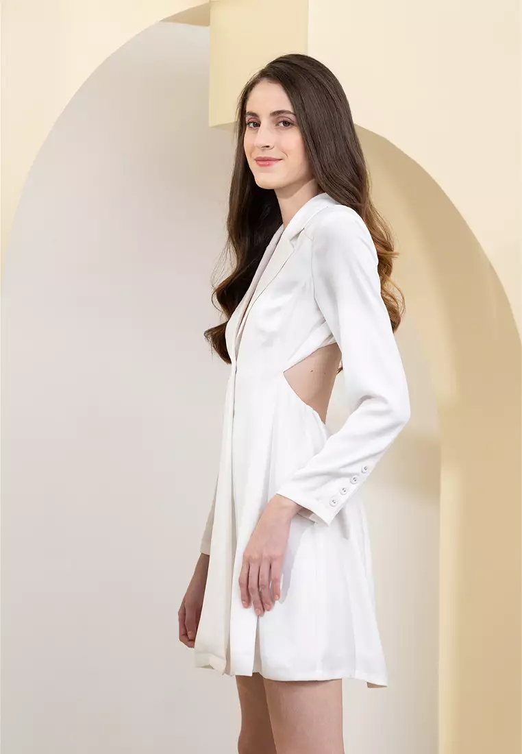 Zalora Studios Cut Out Back Blazer Dress 2024 Buy Zalora Studios