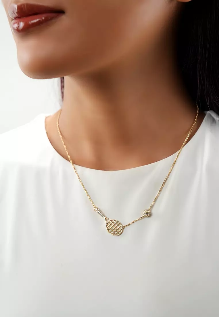 Court Charm Necklace in Vermeil Yellow Gold D/E-VVS/VS (0.50ct TDW)