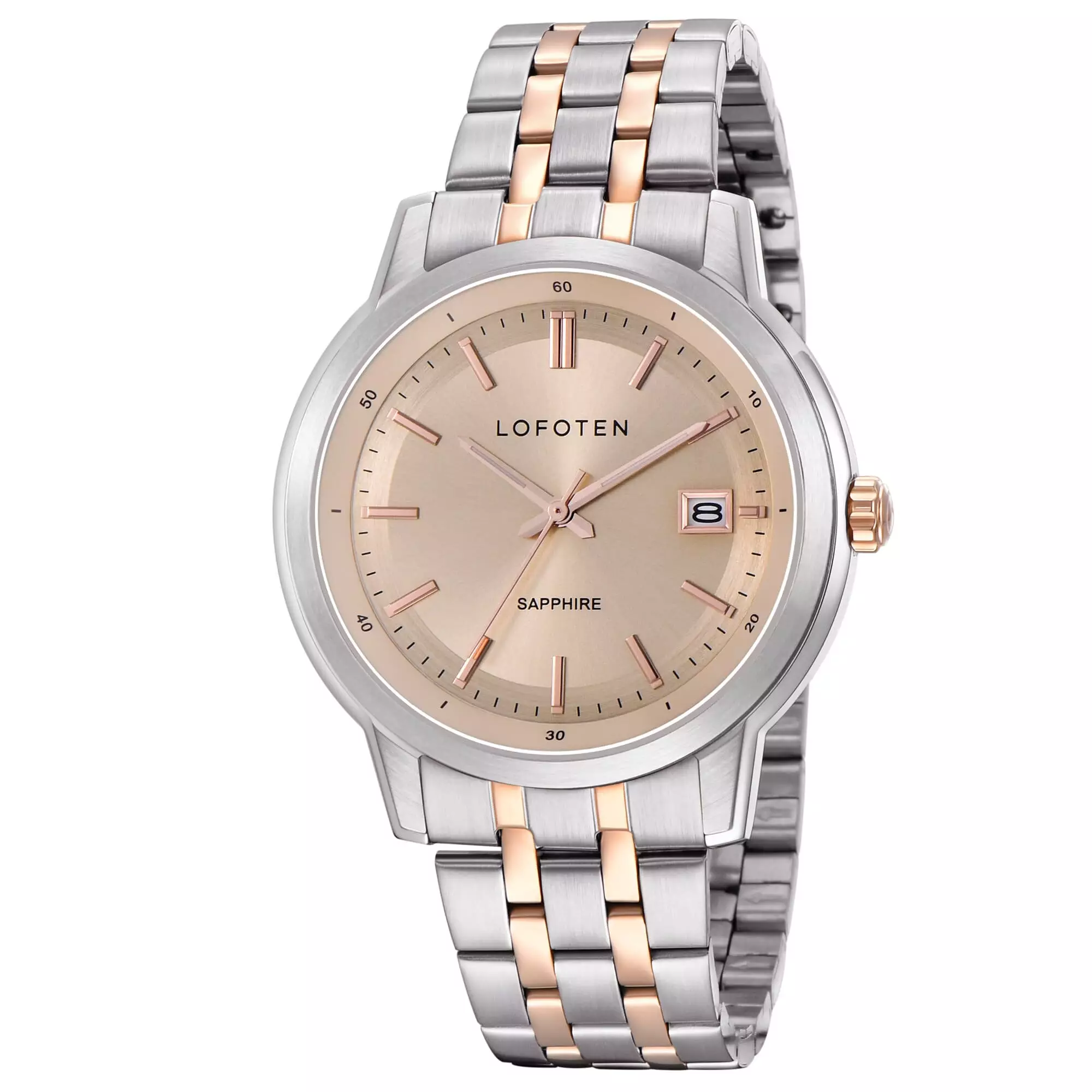 LOFOTEN Jam Tangan Pria F-8110M-RTT8 Stainless Steel Sapphire