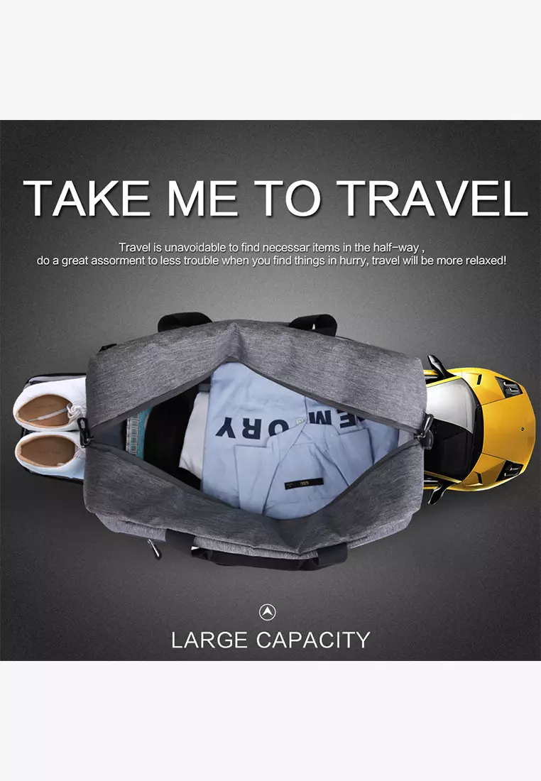 Waterproof Travel Backpack With Shoes Compartment