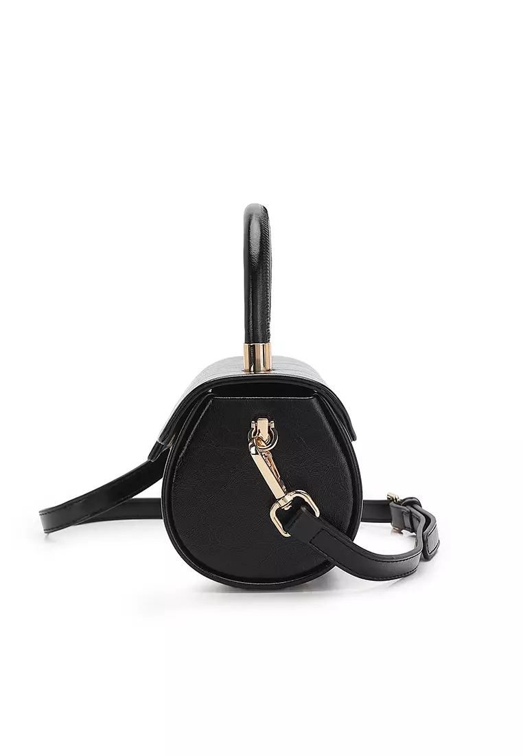 Women's Top Handle Bag / Sling Bag / Crossbody Bag / Shoulder Bag - Black