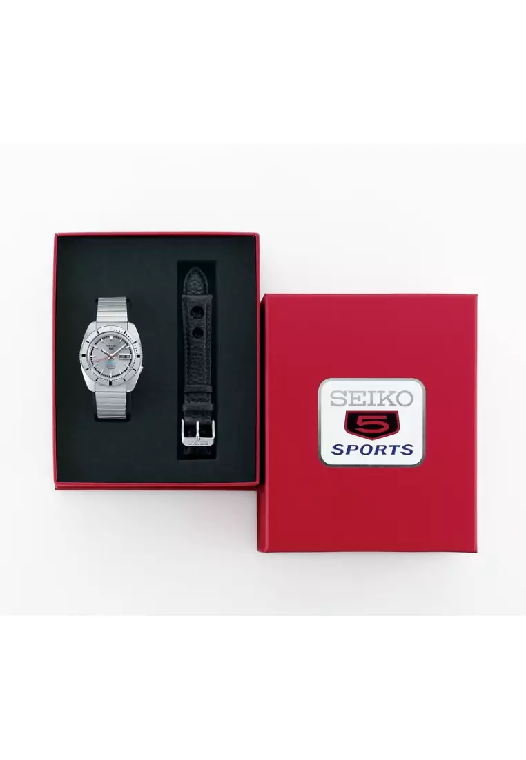 Seiko 5 Sports ‘Ash Blue’ 1968 Heritage Design Re-creation Limited Edition Automatic Watch SRPL03K1