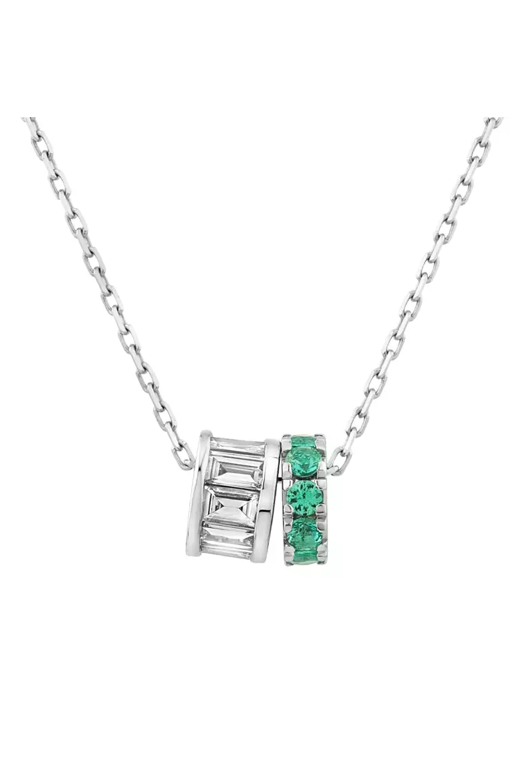 Michael hill emerald pendant deals