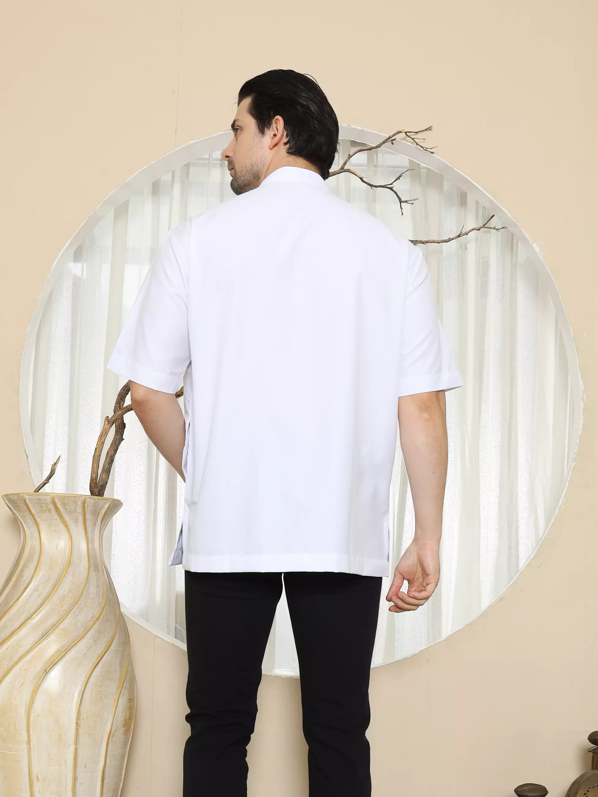 Baju Koko KK 46 White