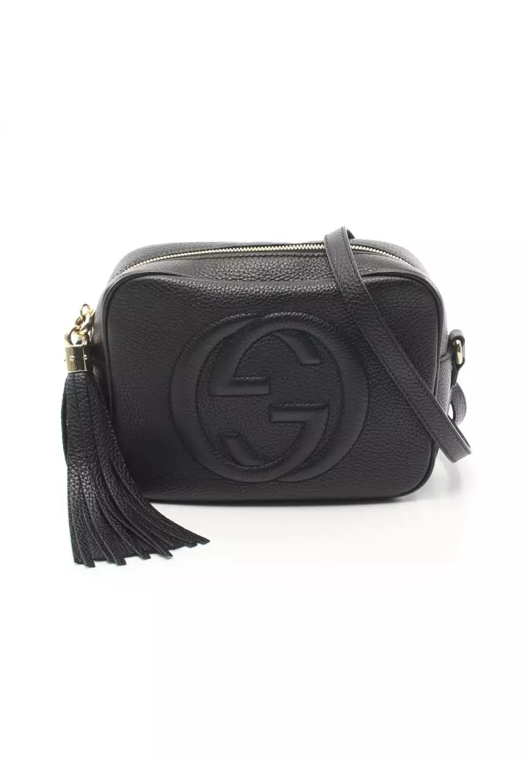 Buy Gucci Pre-loved Gucci Soho disco bag Interlocking G Shoulder bag ...