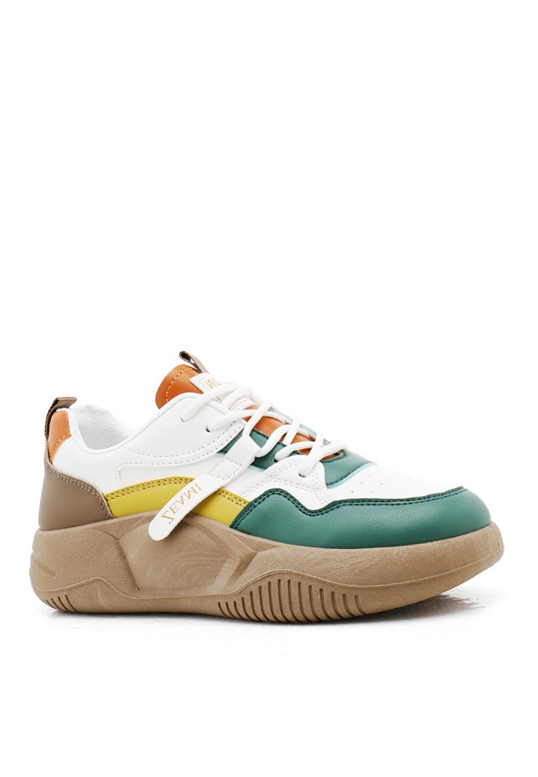 VANSA Colorblock Platform Casual Sneakers VPW-T8612