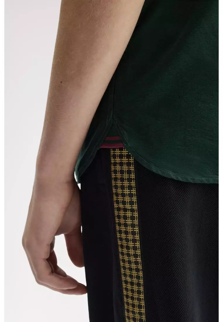 Fred Perry M8730 Short-Sleeve Oxford Shirt (Grassroots)