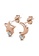 Her Jewellery gold Starry Night Earrings (Rose Gold) - Made with premium grade crystals from Austria 7E1C4ACAFC69C2GS_3