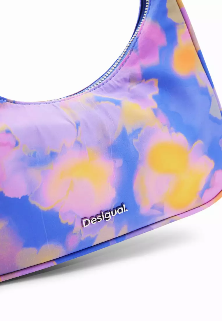 Desigual Woman S floral shoulder bag .