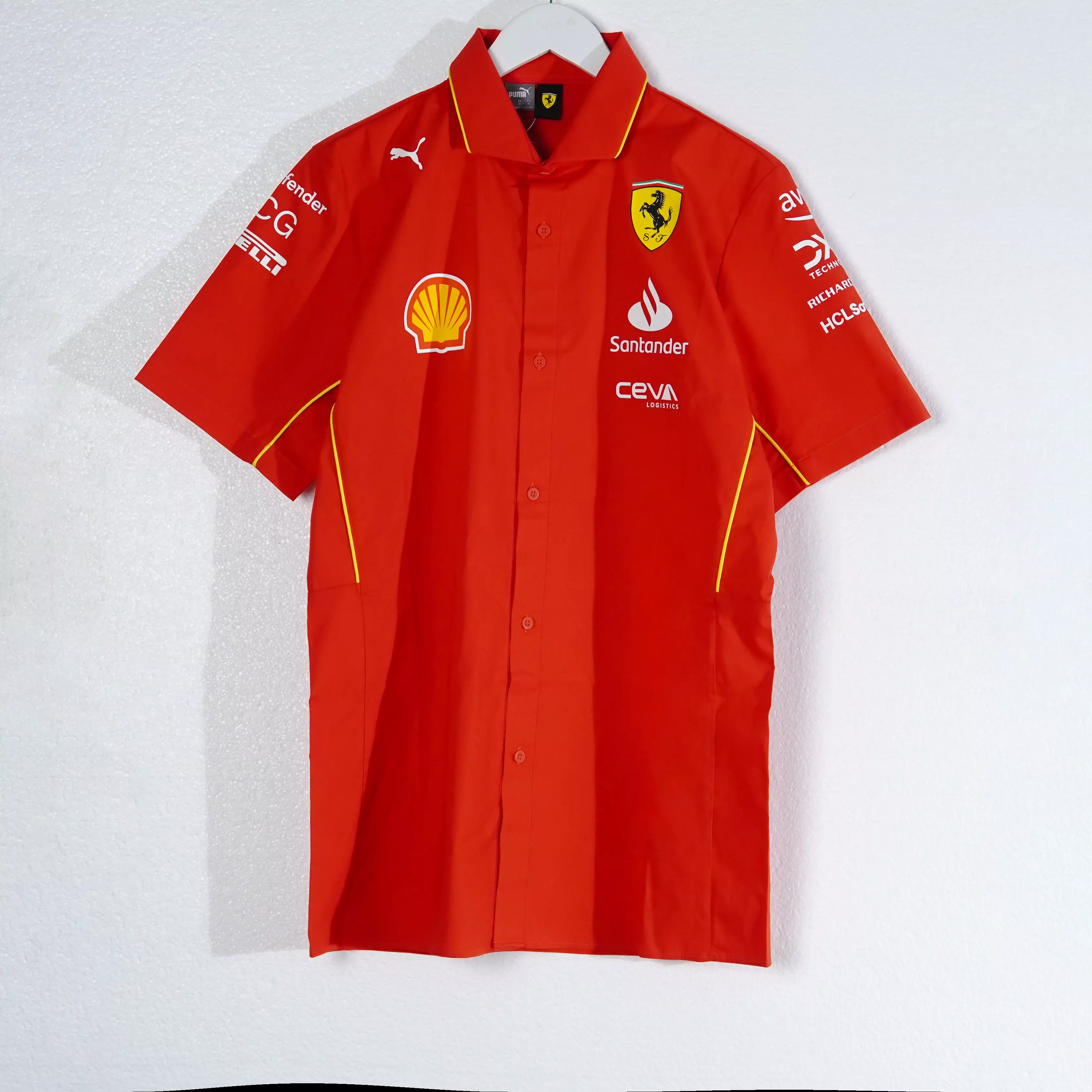 Kemeja F1 FORMULA ONE SCUDERIA FERRARI CLASSIC RED SHIRT 100% ORIGINAL