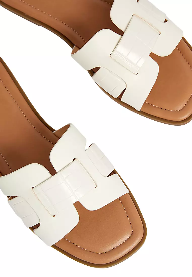 Flat Open Toe Mules