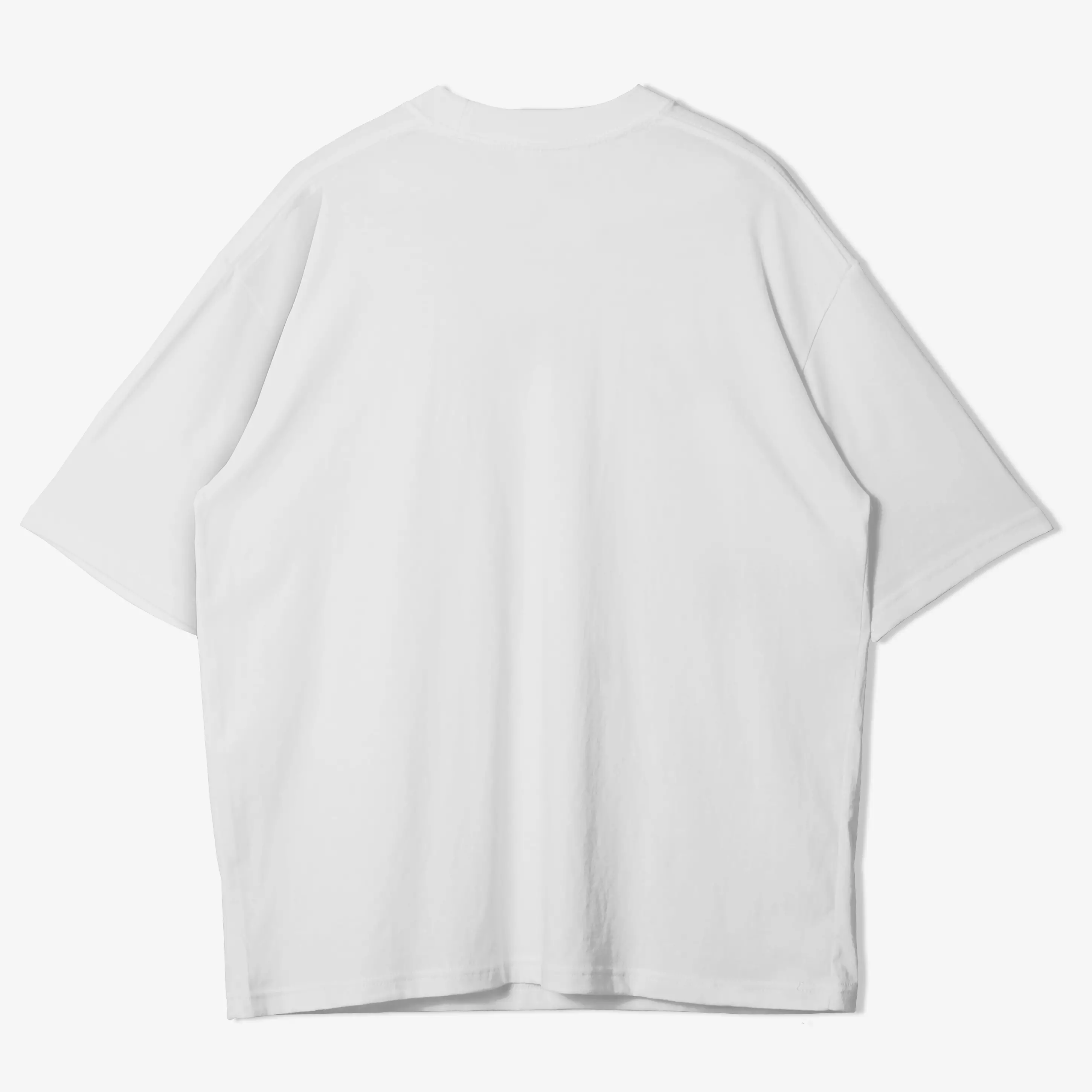 OOTDSUPPLY Oversized Tshirt Widely Smile White l Kaos Oversize Pria dan Wanita OVZ212