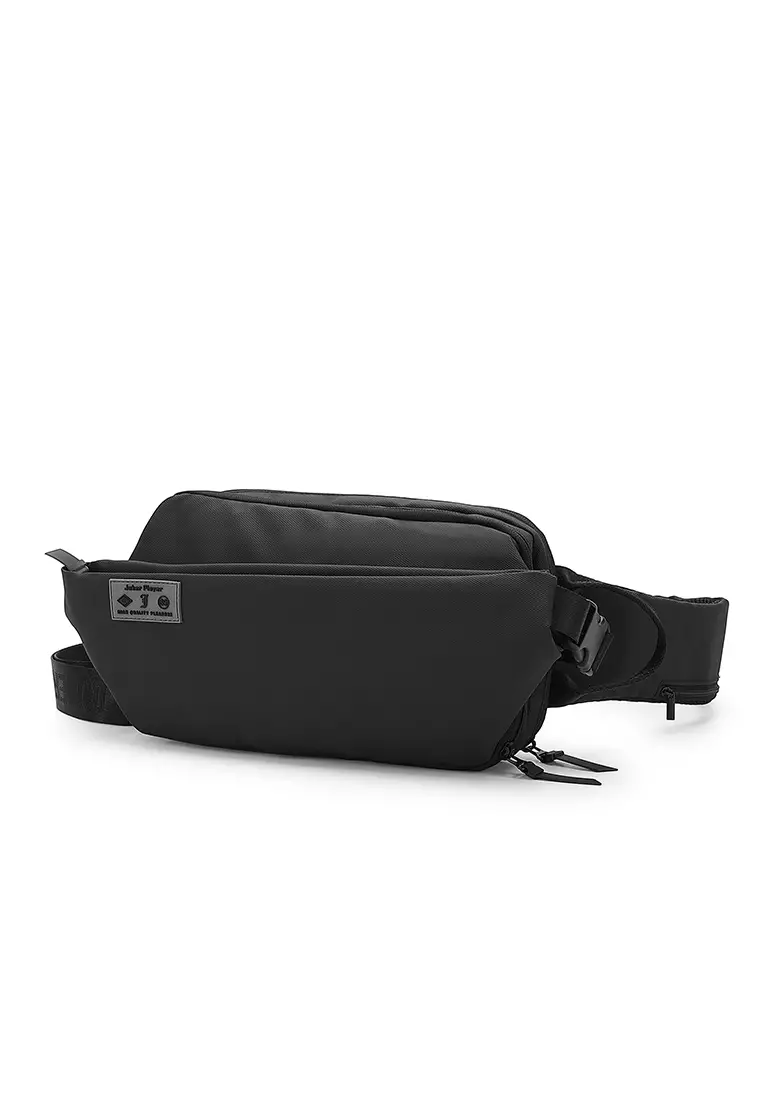 Men's Chest Bag / Sling Bag / Crossbody Bag (Tas Dada / Tas Selempang Pria) - Hitam