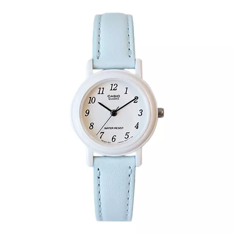 Jam Tangan Wanita Analog Casio Standard LQ-139L-2BDF LQ139 LQ-139L Blue Leather Band