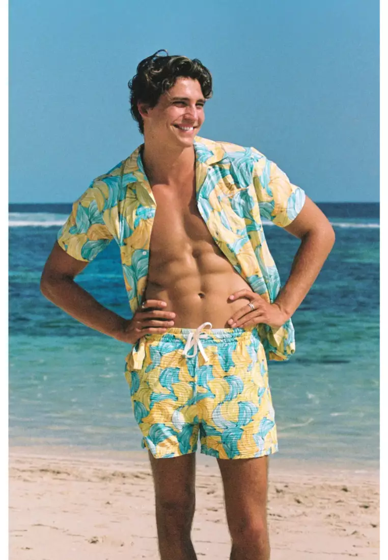 Buy Blackbough Swim Men's Swim Shorts Banana Bunch 2025 Online