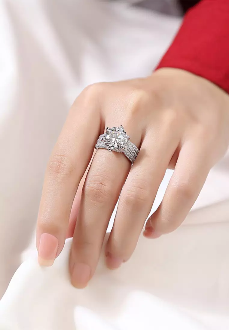 Cincin Wanita Cincin Ring Cewe Gift Adjustable Aksesoris Cewek Perhiasan Pasangan Cewek Wedding Tunangan Gift