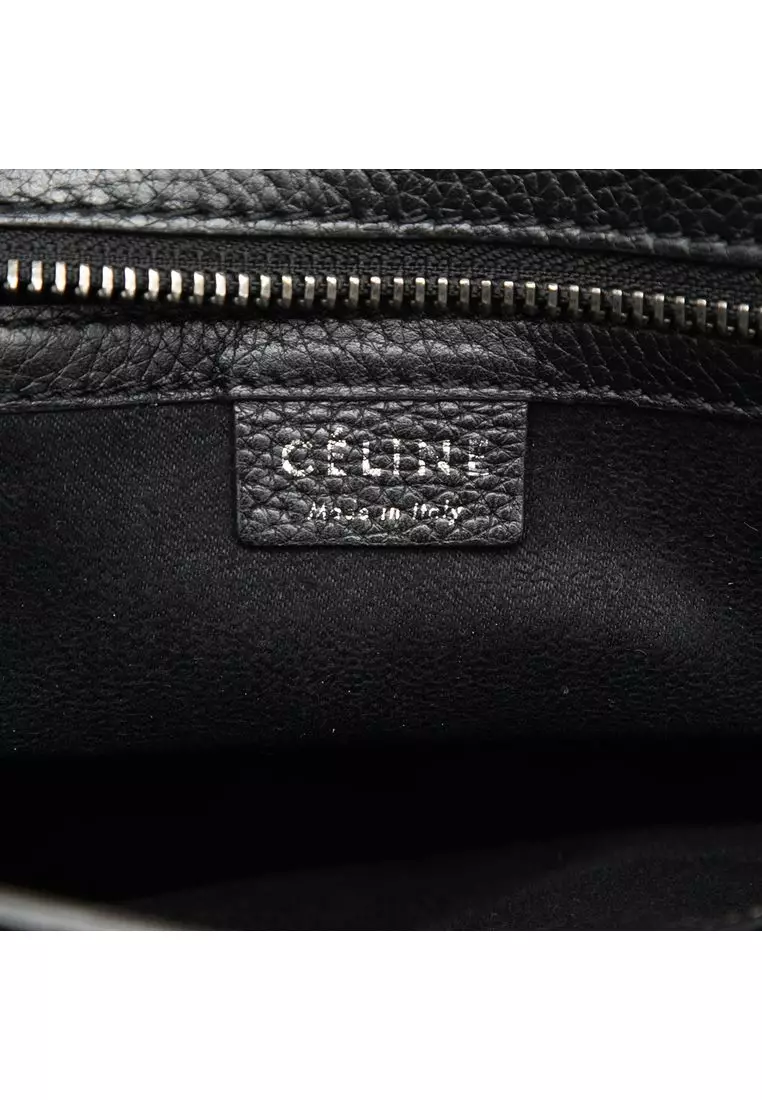 Pre-Loved Celine Nano Leather Luggage Tote