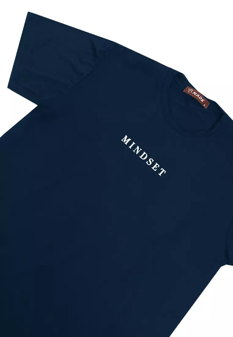 NTD97 Kaos Gym Stretch Nade "mindset" navy