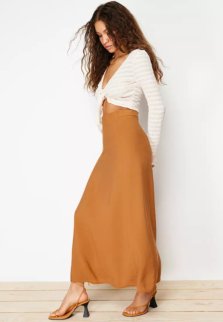 Maxi skirt zalora shop