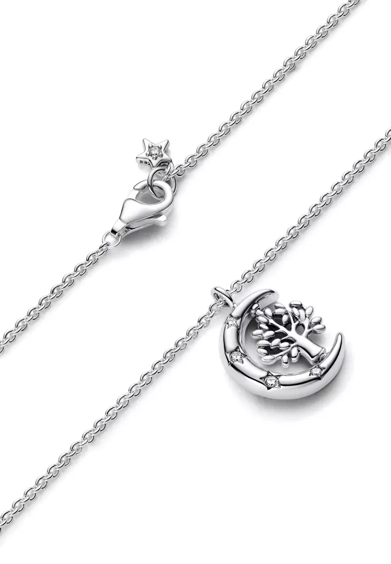 Buy PANDORA Pandora Moon Spinning Tree of Life Pendant Necklace