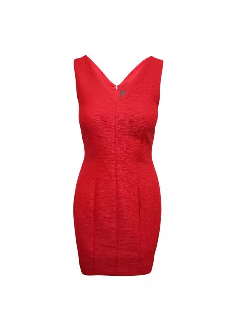Pre Loved CONTEMPORARY DESIGNER Sleeveless Red Dress