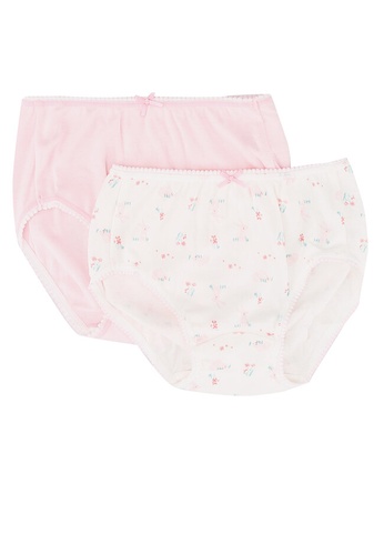 les enphants pink 2 Packs Printed Underwears 4078BKA79A3ACDGS_1