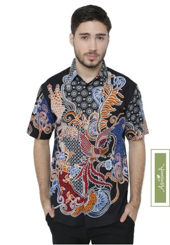Jual Agrapana Gora Baju Batik Pria Lengan Pendek Kemeja Batik Lengan Pendek Batik Premium Batik Couple Original Zalora Indonesia