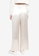 H&M beige Wide Glossy Trousers 086EAAA455EE6CGS_2
