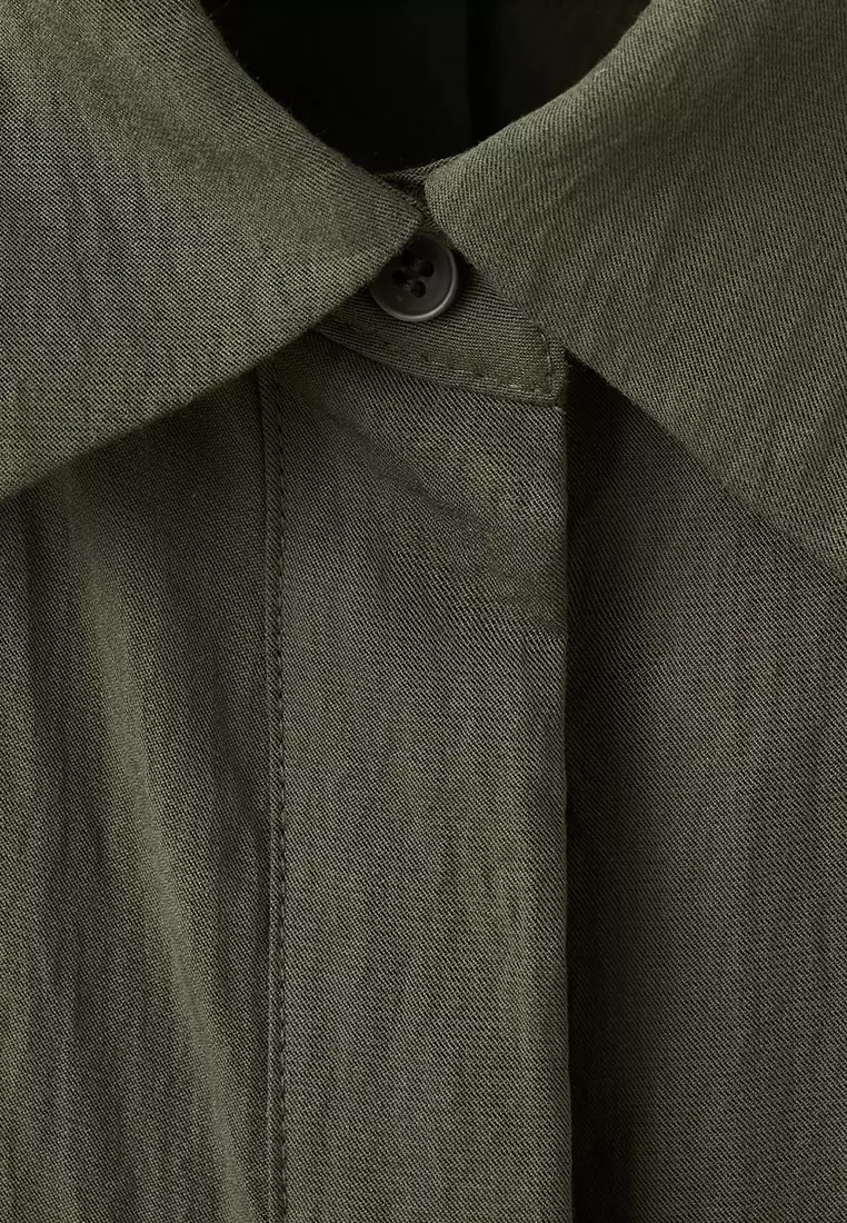 Belted Shirt Dress