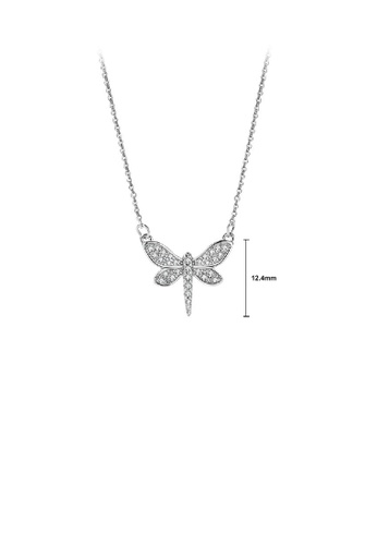 Glamorousky 925 Sterling Silver Simple Cute Dragonfly Pendant with Cubic  Zirconia and Necklace 2023 | Buy Glamorousky Online | ZALORA Hong Kong