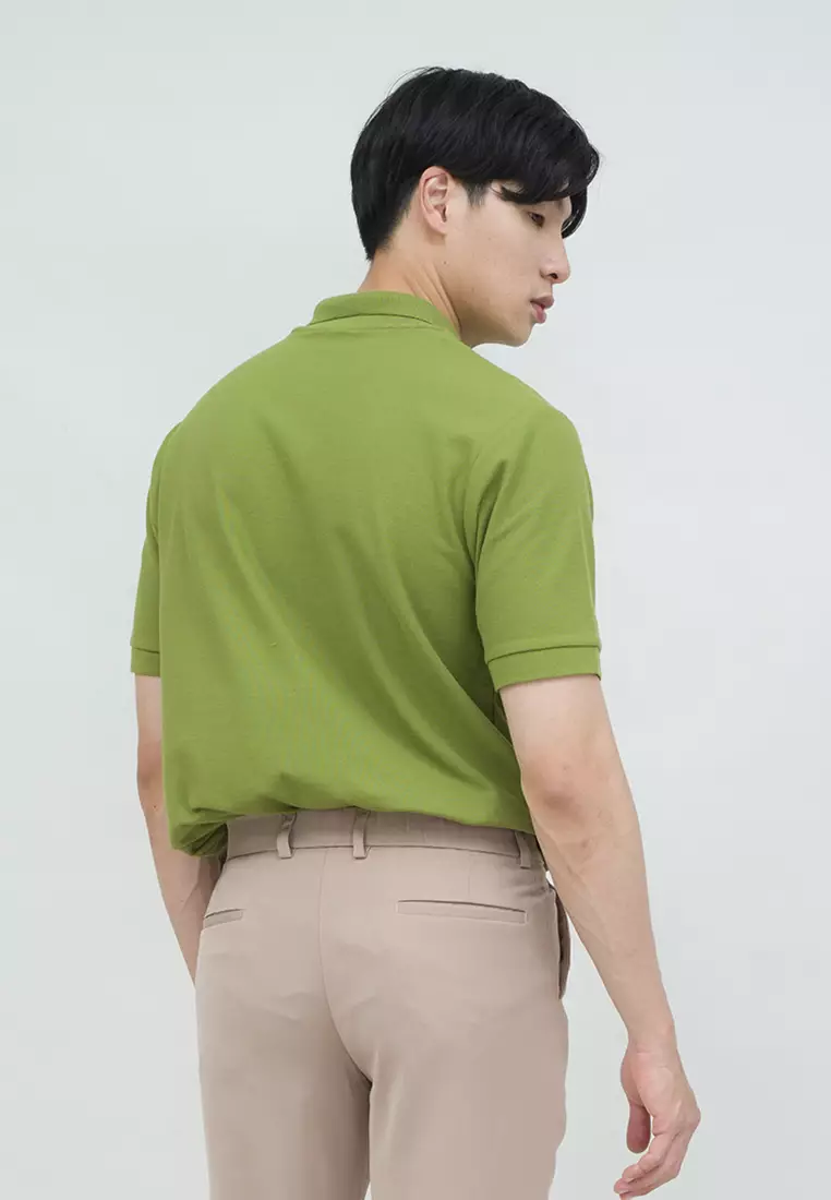polo shirt baju kaos kerah polo slim houseofcuff hijau