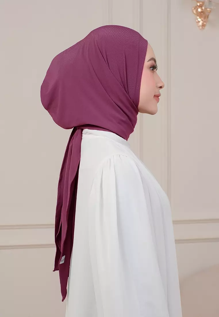 HIJAB INSTAN QIARA - BURGUNDY