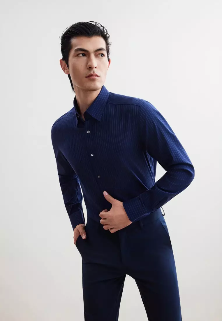 G2000 Non-Iron Smart Fit Stripe Shirt