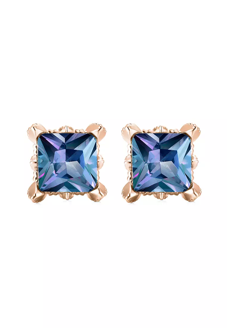 [Alexandrite Collection] Ivana Alexandrite Earring RG - Anting Silver S925 by Her Jewellery