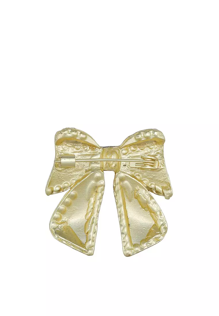 Red bow brooch top