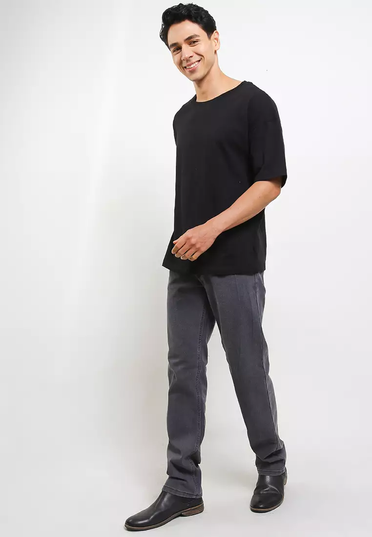 Original 5 Pocket Straight Stretch Denim Pants