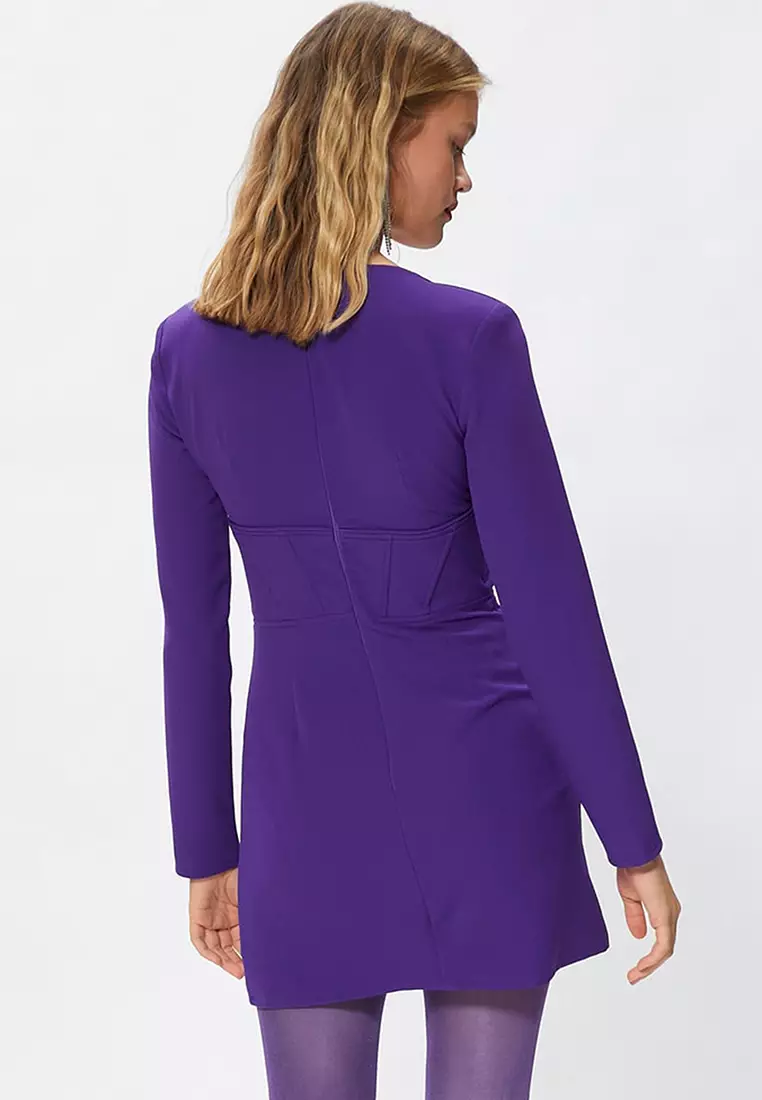 Corset Look Mini Evening Dress