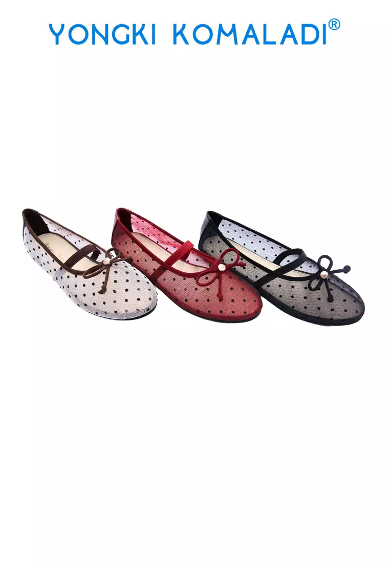 YONGKI KOMALADI ALMA FLATSHOES OL-BY8666-25 MAROON