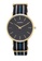 Massa Collections black and multi Grace 41mm Black Gold w/ Black Blue Nato Quartz Watch A3873AC8F69682GS_2