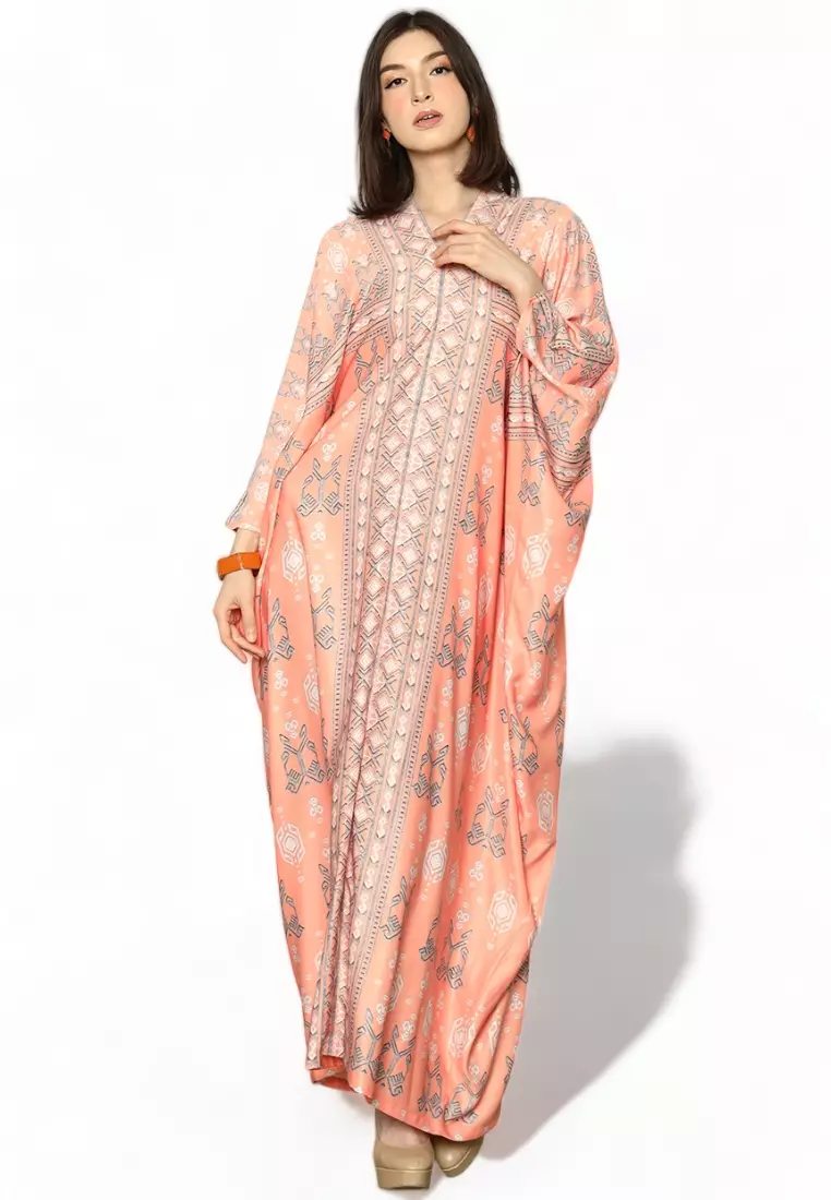 Kanzi Exclusive Long Sleeve Songket Kaftan