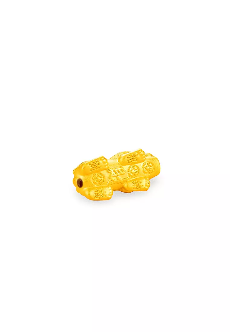 999.9/24K Pure Gold 3D Pixiu Charm (4.25g ±)