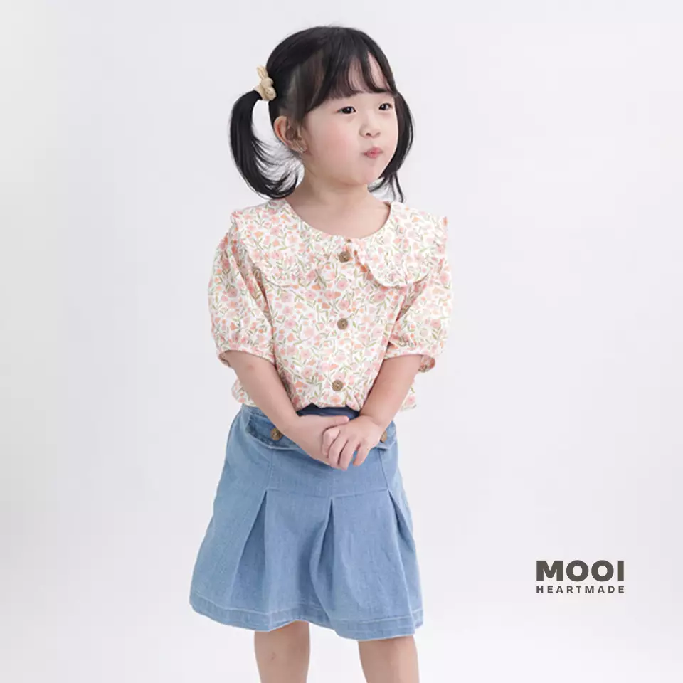 Mooi Atasan Anak Perempuan Loony Top - Off White