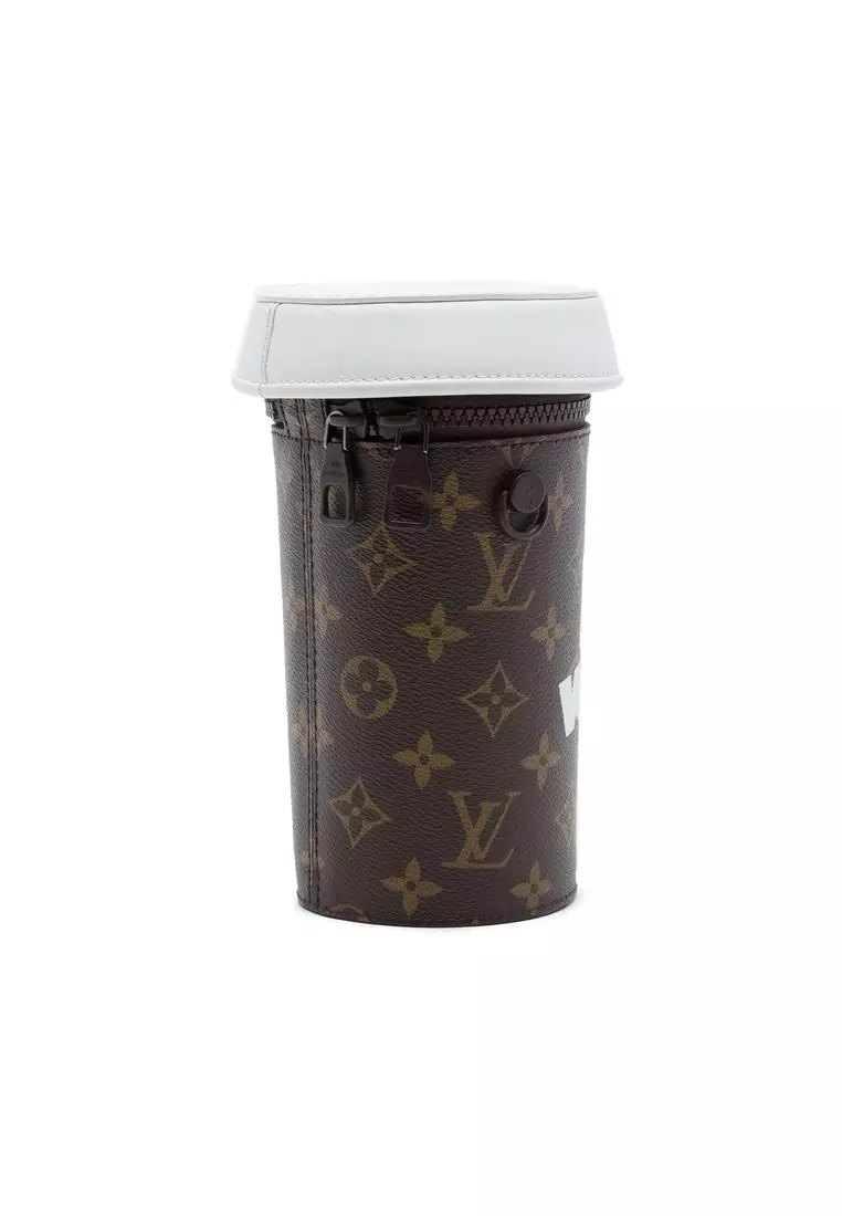 Pre-Loved Louis Vuitton Monogram Coffee Cup Pouch