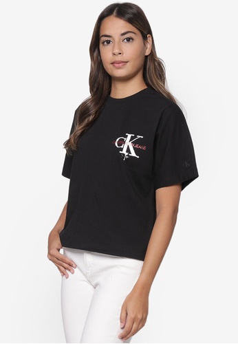 Calvin Klein black Mono T-Shirt - Calvin Klein Jeans 91847AA1C04850GS_1