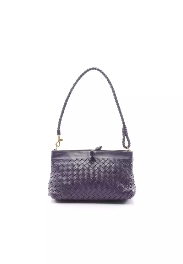 Bottega veneta small discount intrecciato strapped shoulder bag