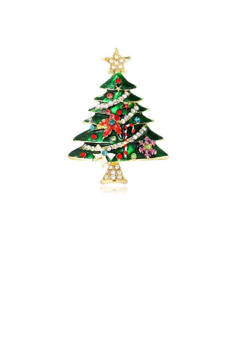 Christmas tree best sale brooch