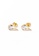 CEBUANA LHUILLIER JEWELRY gold 18K Italian Made Yellow Gold Pair Of Earrings with Diamonds 5F5ABAC813EA37GS_1