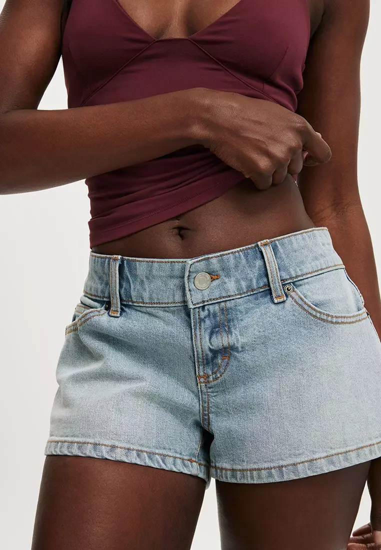 Micro Low Denim Short