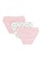 Du Pareil Au Même (DPAM) pink Pink and White 3Pc Panty Set D955AKAF7C99E1GS_2